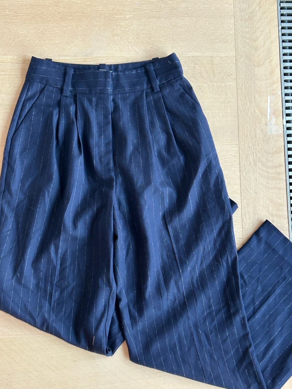 Favorite Daughter Navy Pinstripe Men’s Trousers